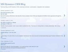 Tablet Screenshot of msdynamicscrmblog.blogspot.com