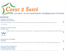Tablet Screenshot of coeur2sante.blogspot.com