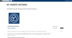 Desktop Screenshot of mykaratemistakes.blogspot.com