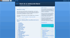 Desktop Screenshot of adolescenteliberal.blogspot.com