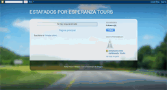 Desktop Screenshot of estafadosporagenciadeviajes.blogspot.com