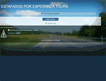 Tablet Screenshot of estafadosporagenciadeviajes.blogspot.com