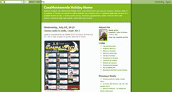Desktop Screenshot of casamonteverde.blogspot.com