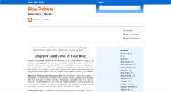 Desktop Screenshot of eblogtraining.blogspot.com