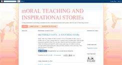 Desktop Screenshot of moralteachingstories.blogspot.com