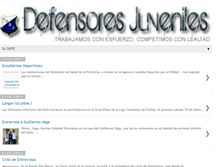Tablet Screenshot of defensoresjuveniles.blogspot.com