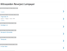 Tablet Screenshot of kiltrazaidenrewejectlempayer.blogspot.com