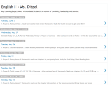 Tablet Screenshot of ditzelenglish2.blogspot.com