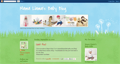 Desktop Screenshot of mamallamasbabyblog.blogspot.com