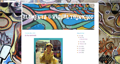 Desktop Screenshot of elements-o-visualthinking.blogspot.com