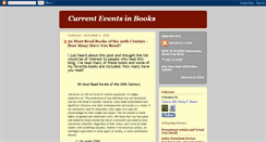 Desktop Screenshot of currenteventsinbooks.blogspot.com