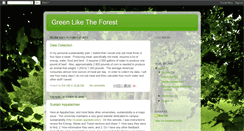 Desktop Screenshot of greenliketheforest.blogspot.com