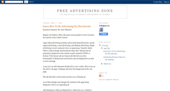 Desktop Screenshot of freeadvertisingzone.blogspot.com