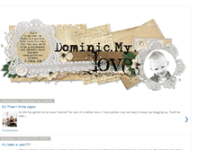 Tablet Screenshot of dominicmylove.blogspot.com