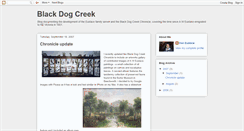 Desktop Screenshot of blackdogcreek.blogspot.com