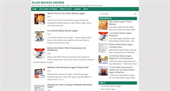 Desktop Screenshot of iklanbahasainggris.blogspot.com