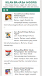 Mobile Screenshot of iklanbahasainggris.blogspot.com