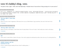 Tablet Screenshot of bobbychan.blogspot.com