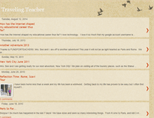 Tablet Screenshot of onetravelingteacher.blogspot.com