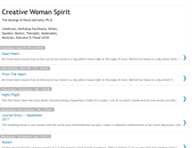 Tablet Screenshot of creative-woman-spirit.blogspot.com