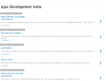 Tablet Screenshot of ajaxdevelopmentindia.blogspot.com