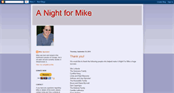 Desktop Screenshot of anightformike.blogspot.com