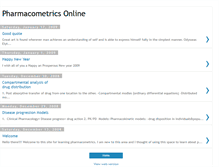 Tablet Screenshot of pharmacometricsonline.blogspot.com