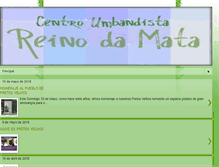 Tablet Screenshot of centroumbandistareinodamata.blogspot.com