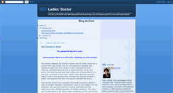 Desktop Screenshot of ladiesdoctor.blogspot.com