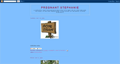 Desktop Screenshot of pregnantstephanie.blogspot.com