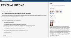 Desktop Screenshot of earnresidual-income.blogspot.com