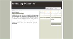 Desktop Screenshot of currentimportantnews.blogspot.com