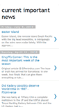 Mobile Screenshot of currentimportantnews.blogspot.com