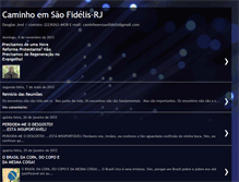 Tablet Screenshot of caminhoemsaofidelis.blogspot.com