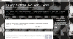 Desktop Screenshot of exgayaustralia.blogspot.com