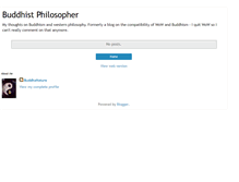 Tablet Screenshot of buddhistphilosopher.blogspot.com