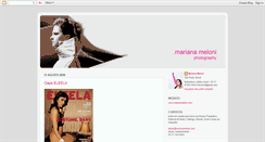 Desktop Screenshot of marianameloni.blogspot.com