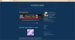 Desktop Screenshot of estudiomani.blogspot.com