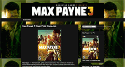 Desktop Screenshot of maxpayne3demodownload.blogspot.com