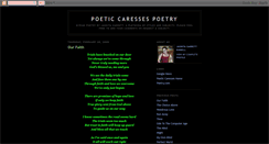 Desktop Screenshot of poeticcaresses.blogspot.com