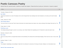 Tablet Screenshot of poeticcaresses.blogspot.com