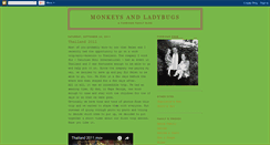 Desktop Screenshot of monkeysandladybugs.blogspot.com