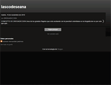 Tablet Screenshot of lascodeseanasinforman.blogspot.com
