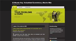 Desktop Screenshot of elmundohoyactualidad.blogspot.com