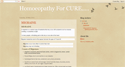 Desktop Screenshot of curepointhomoeopathy.blogspot.com