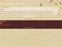 Tablet Screenshot of curepointhomoeopathy.blogspot.com