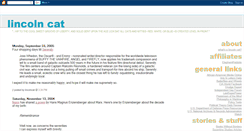 Desktop Screenshot of lincolncat.blogspot.com