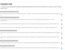 Tablet Screenshot of lincolncat.blogspot.com
