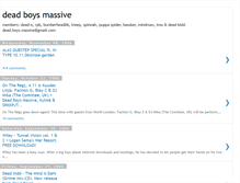 Tablet Screenshot of deadboysmassive.blogspot.com