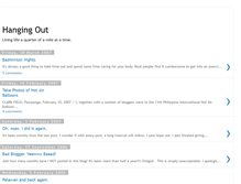 Tablet Screenshot of hanging-out.blogspot.com